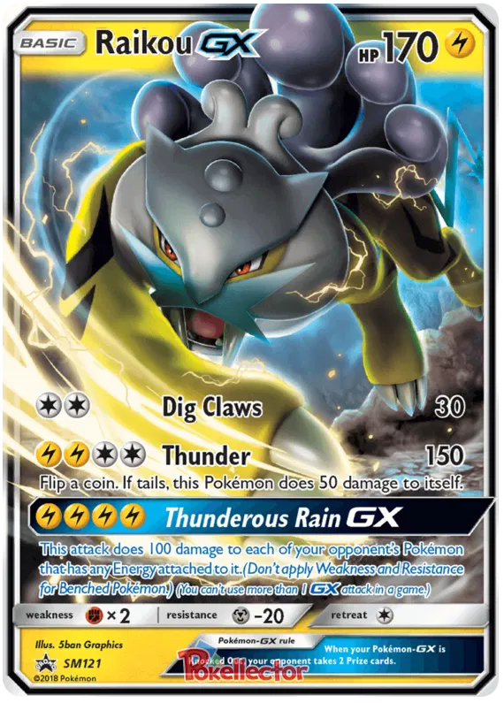 Raikou GX - Sun & Moon Promos #121