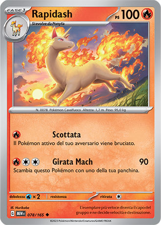 Rapidash - Scarlatto & Violetto - 151 #78