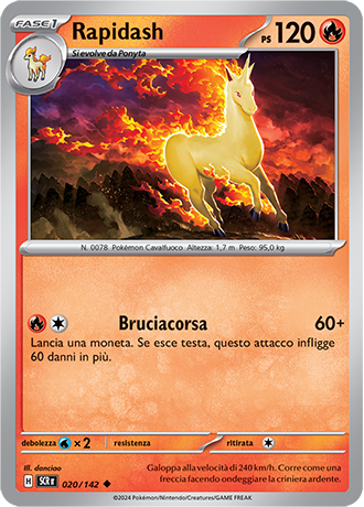 Rapidash - Corona Astrale #20