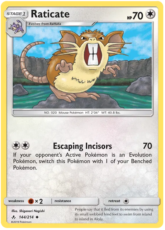 Raticate - Unbroken Bonds #144