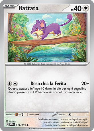 Rattata - Scarlatto & Violetto - 151 #19