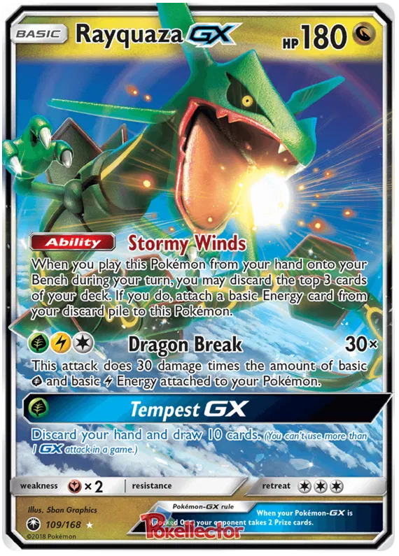 Rayquaza GX - Celestial Storm #109