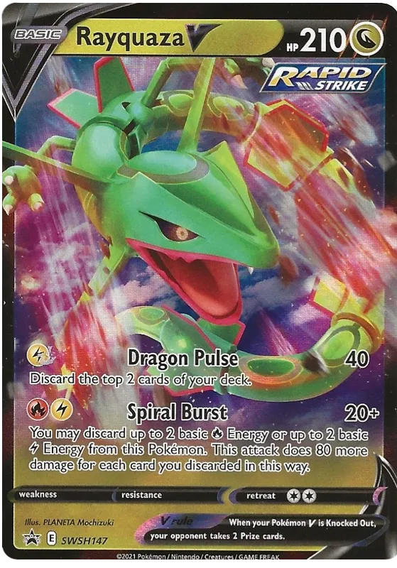 Rayquaza V - Sword & Shield Promos #147