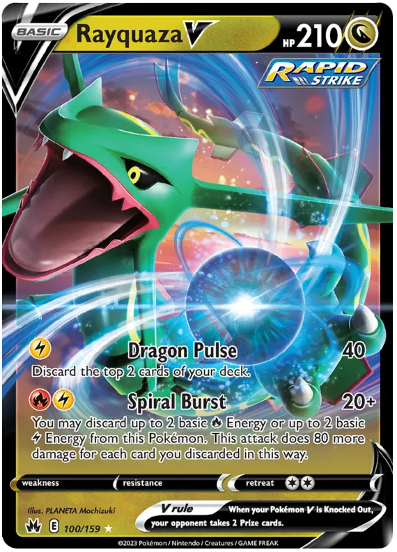 Rayquaza V - Crown Zenith #100