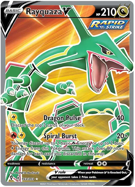 Rayquaza V - Evolving Skies #193