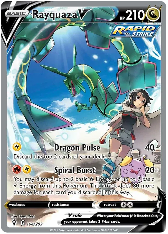 Rayquaza V - Evolving Skies #194