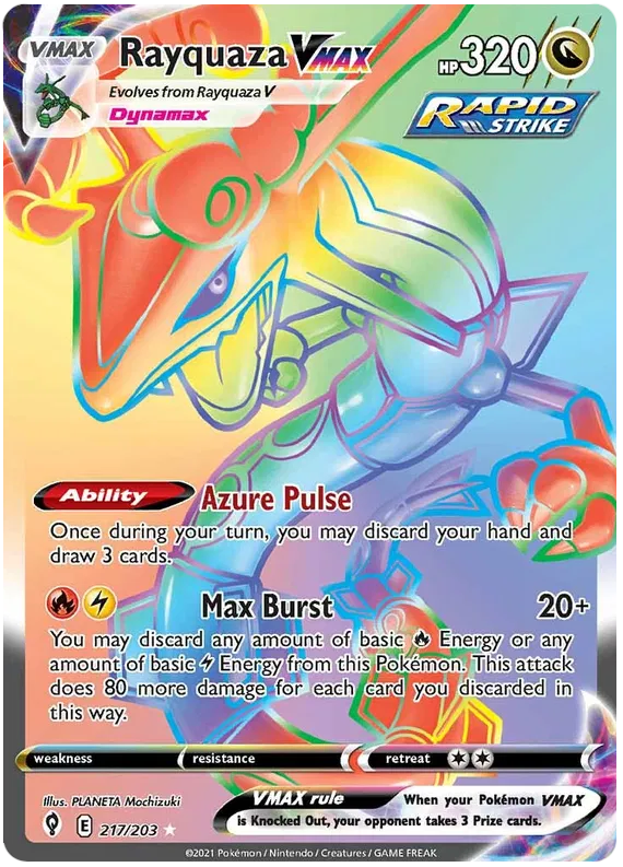 Rayquaza VMAX - Evolving Skies #217