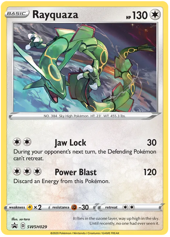 Rayquaza - Sword & Shield Promos #29