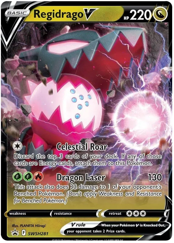 Regidrago V - Sword & Shield Promos #281