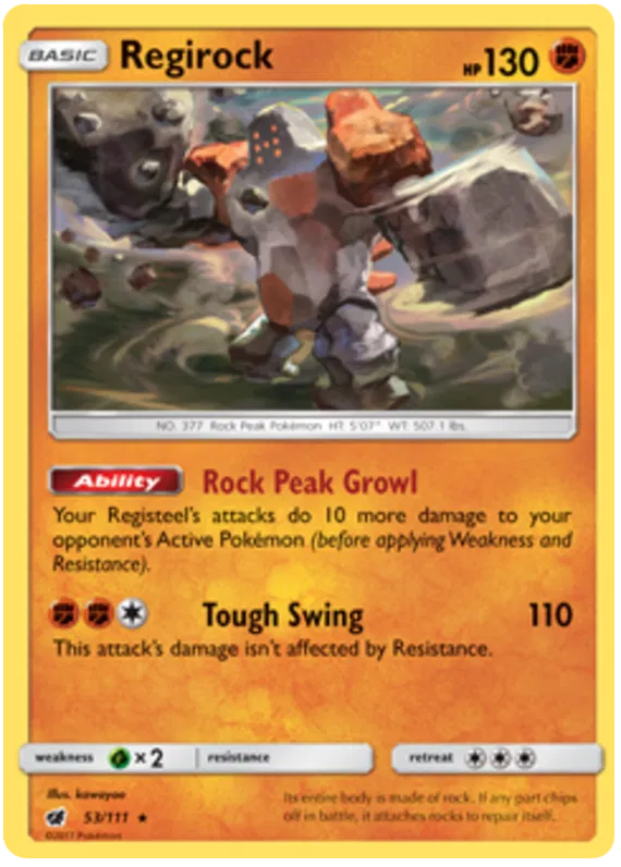 Regirock - Crimson Invasion #53