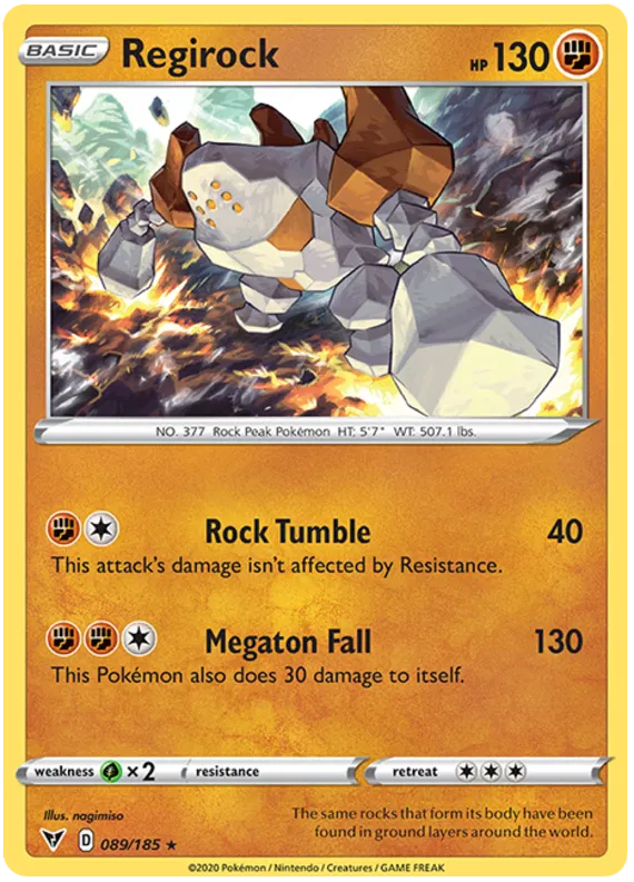 Regirock - Vivid Voltage #89