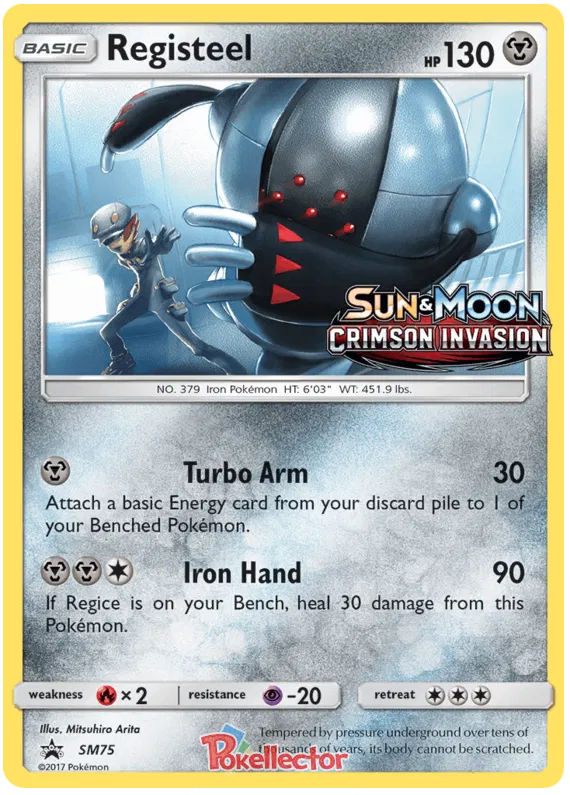 Registeel - Sun & Moon Promos #75