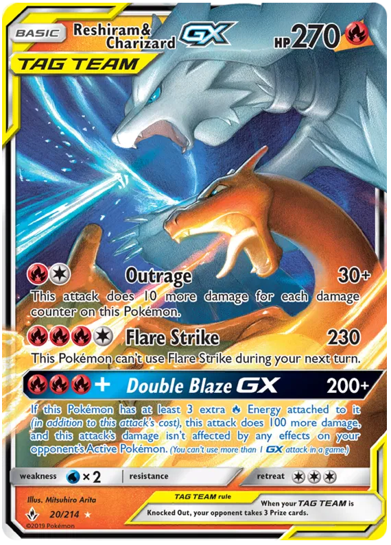 Reshiram & Charizard GX - Unbroken Bonds #20