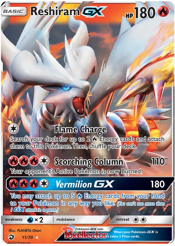 Reshiram GX - Dragon Majesty #11