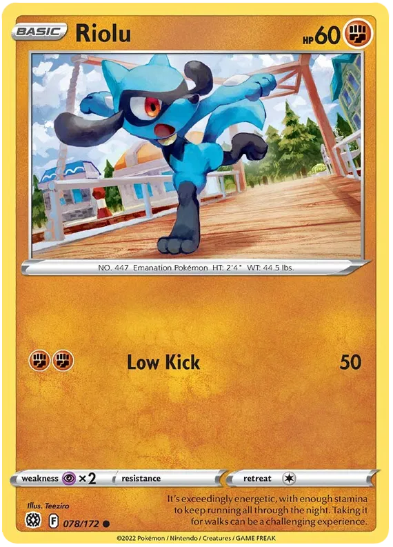 Riolu - Brilliant Stars #78