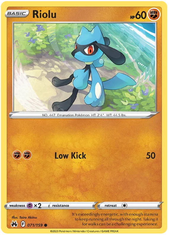 Riolu - Crown Zenith #71