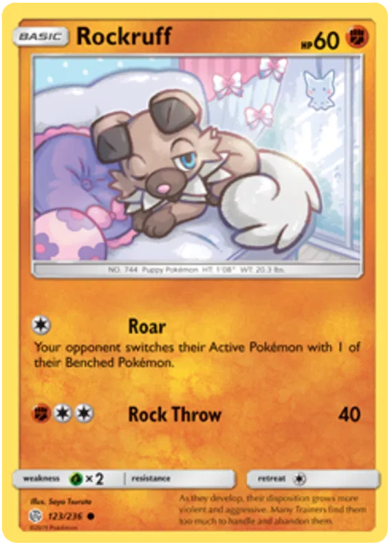 Rockruff - Cosmic Eclipse #123