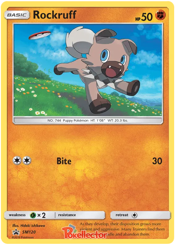 Rockruff - Sun & Moon Promos #120