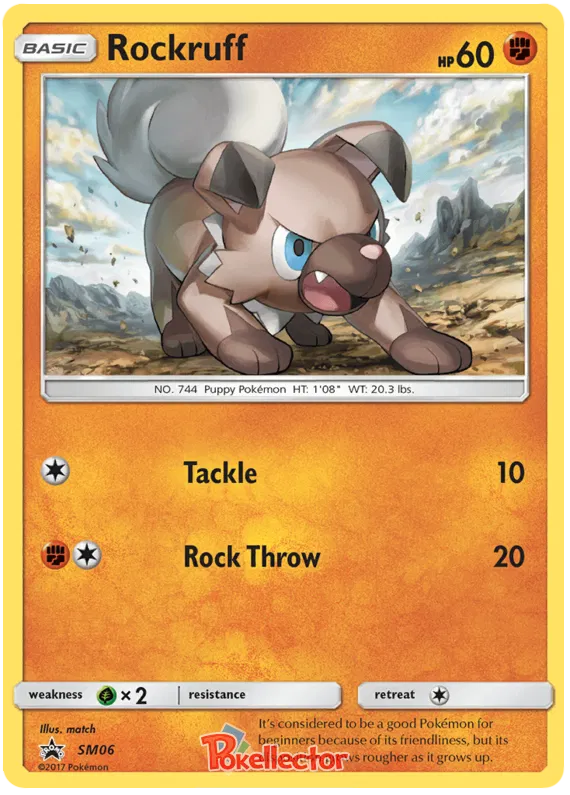 Rockruff - Sun & Moon Promos #6