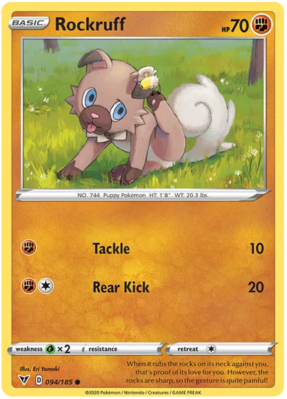 Rockruff - Vivid Voltage #94