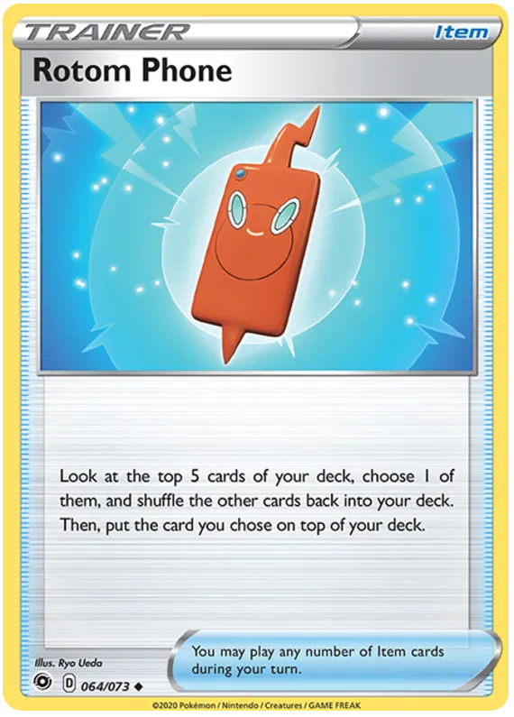 Rotom Phone - Champion's Path #64