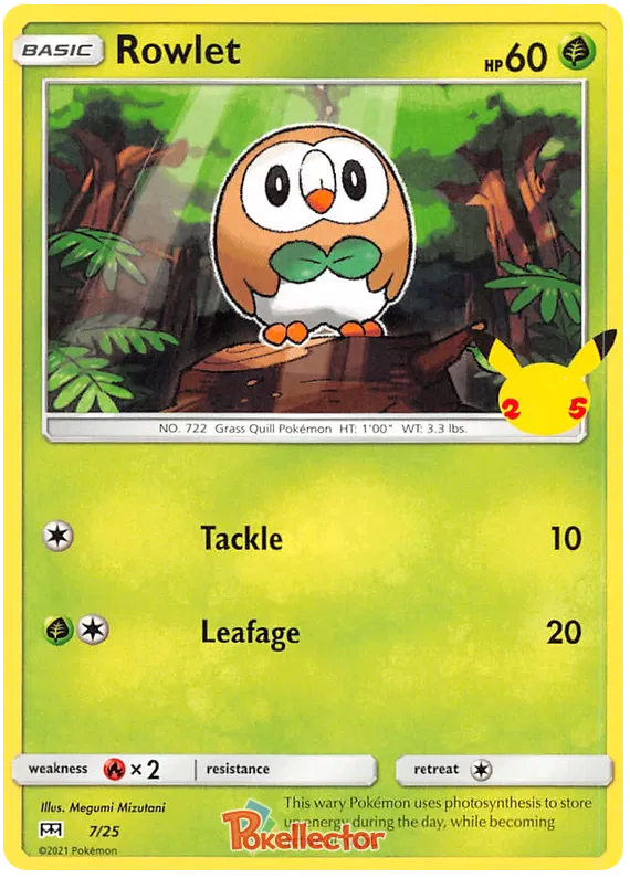 Rowlet - McDonald's 25th Anniversary #7