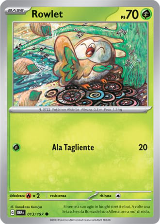 Rowlet - Ossidiana Infuocata #13