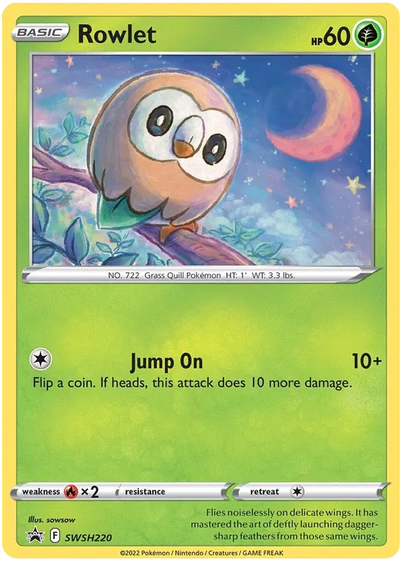 Rowlet - Sword & Shield Promos #220