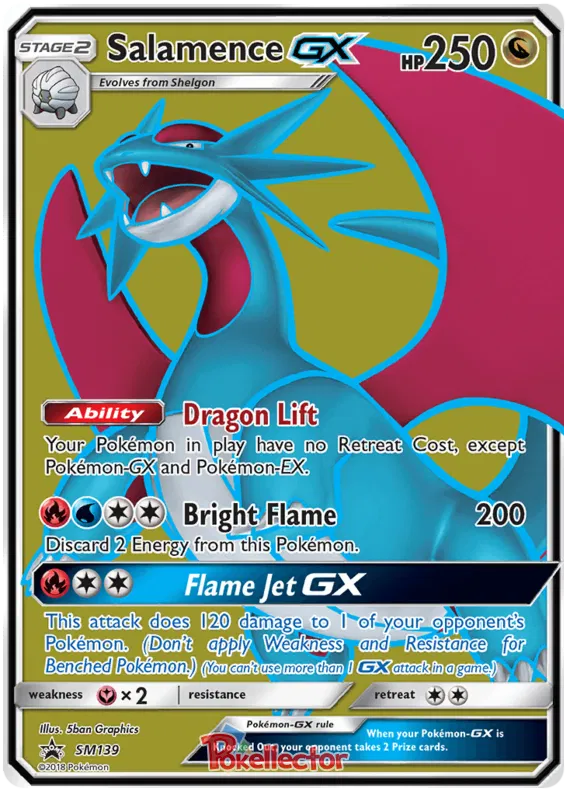 Salamence GX - Sun & Moon Promos #139