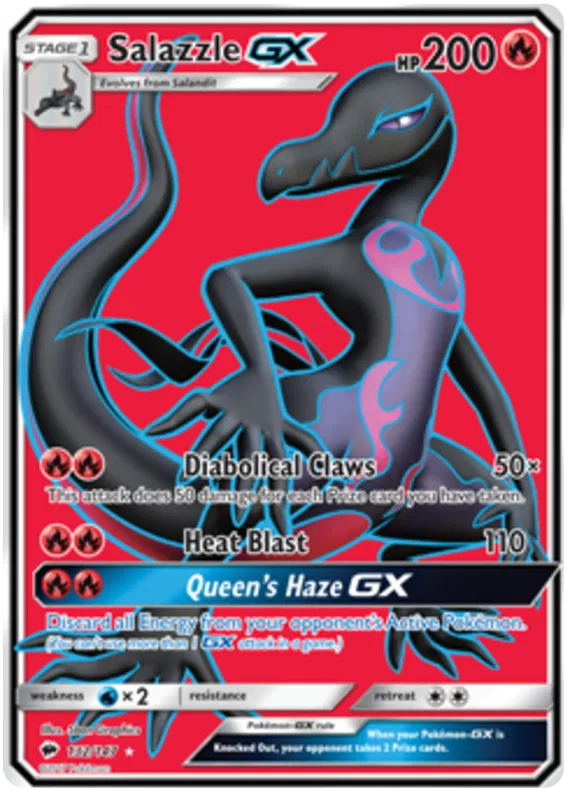 Salazzle GX - Burning Shadows #132