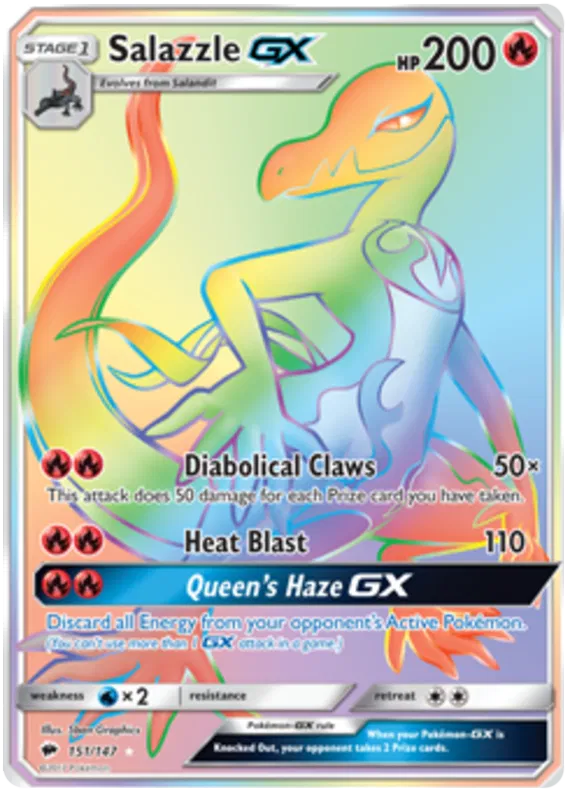 Salazzle GX - Burning Shadows #151