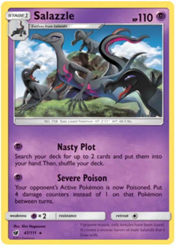 Salazzle - Crimson Invasion #47