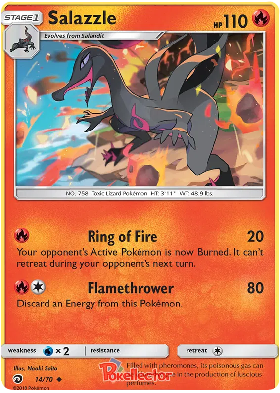 Salazzle - Dragon Majesty #14