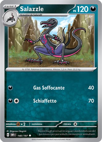 Salazzle - Ossidiana Infuocata #140