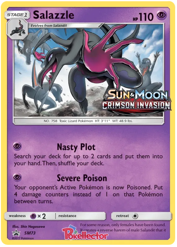 Salazzle - Sun & Moon Promos #73