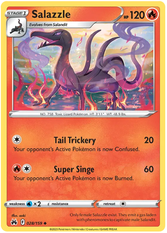 Salazzle - Crown Zenith #28