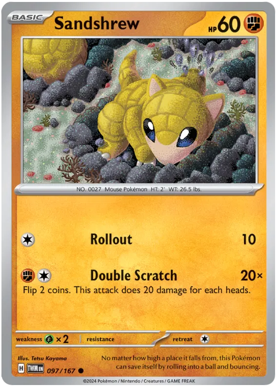 Sandshrew - Crepuscolo Mascherato #97