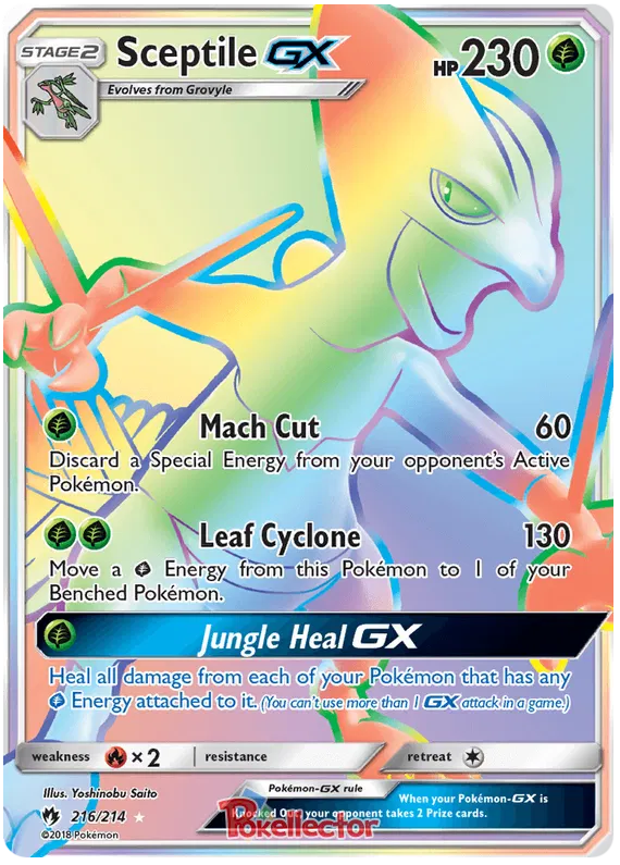 Sceptile GX - Lost Thunder #216