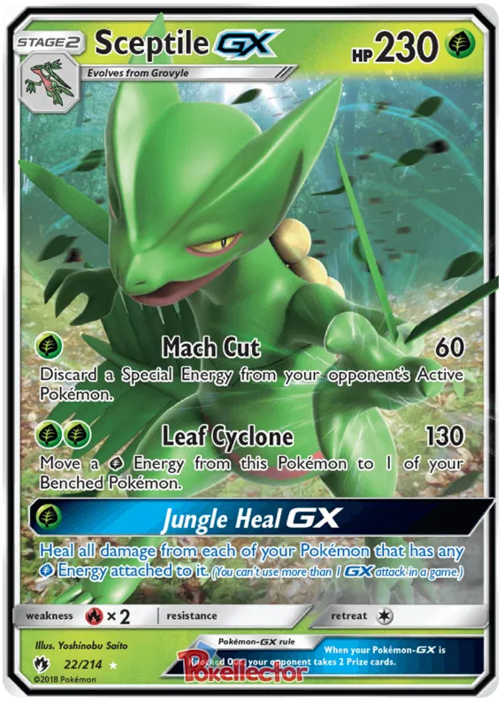 Sceptile GX - Lost Thunder #22