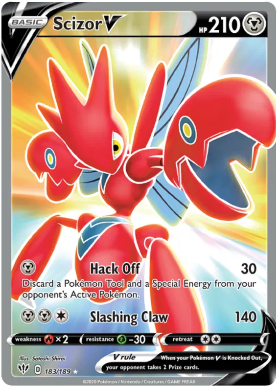 Scizor V - Darkness Ablaze #183