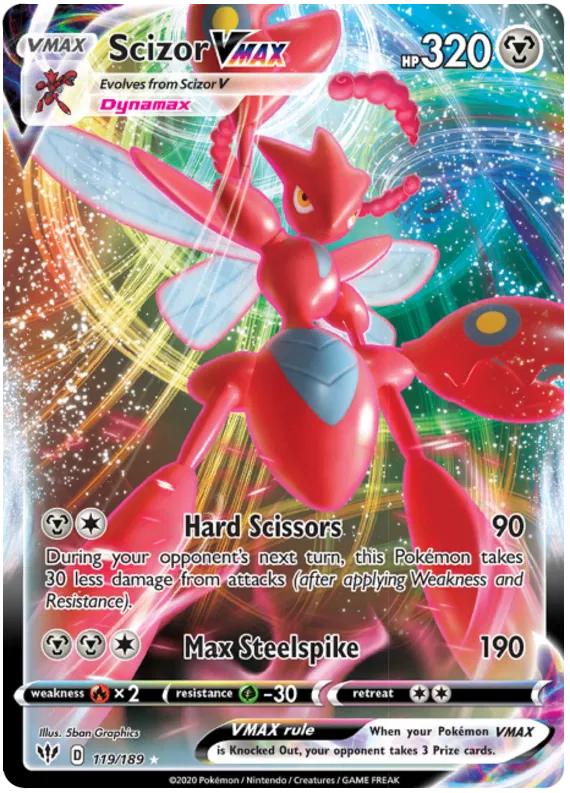 Scizor VMAX - Darkness Ablaze #119