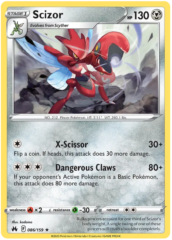 Scizor - Crown Zenith #86