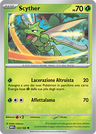 Scyther - Scarlatto & Violetto - 151 #123