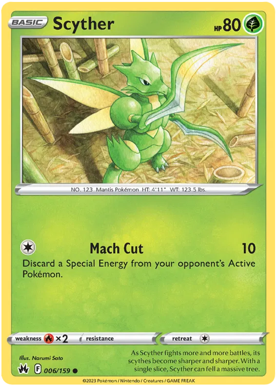 Scyther - Crown Zenith #6