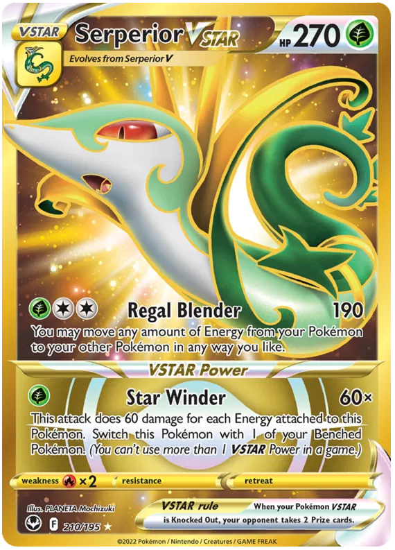 Serperior VSTAR - Tempesta Argentata #210