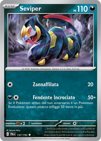 Seviper - Evoluzioni A Paldea	 #137