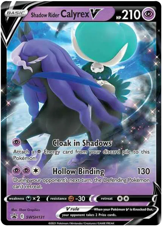 Shadow Rider Calyrex V - Sword & Shield Promos #131