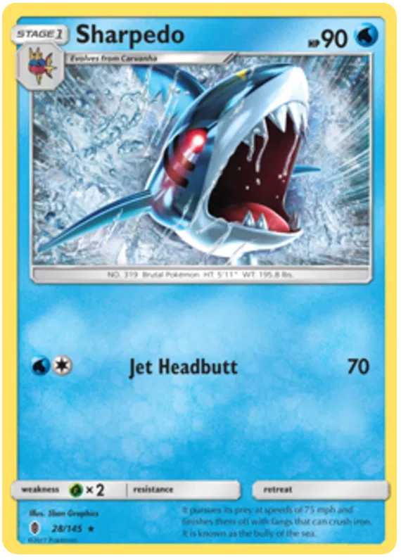 Sharpedo - Guardians Rising #28