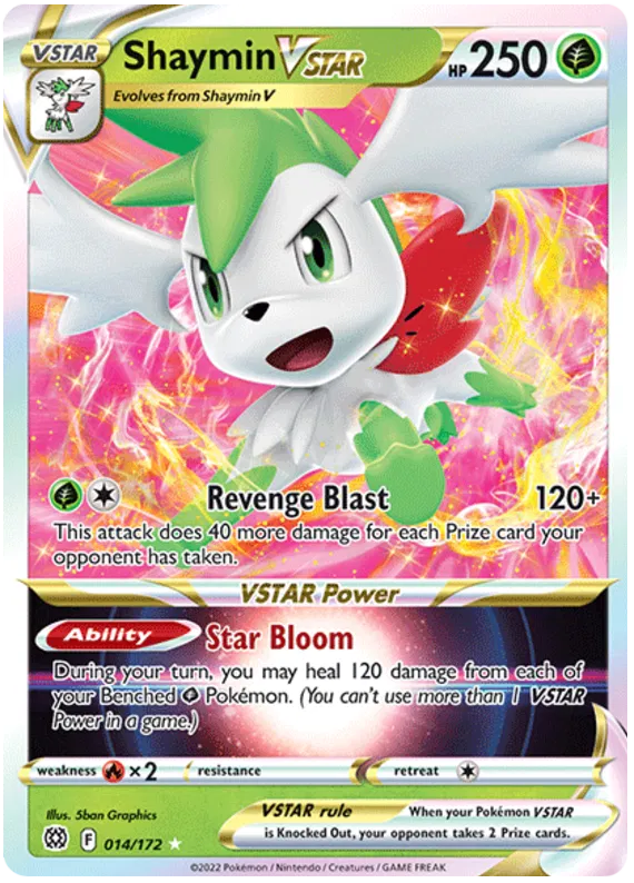 Shaymin VSTAR - Brilliant Stars #14