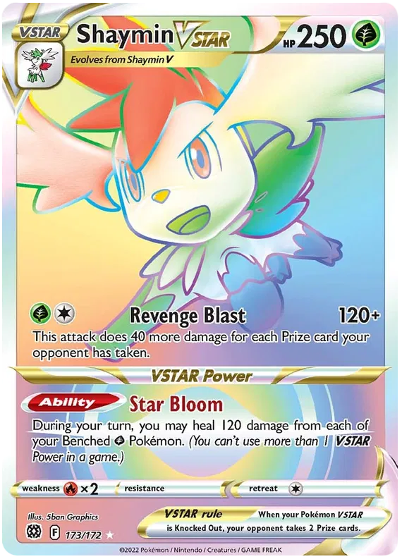 Shaymin VSTAR - Brilliant Stars #173